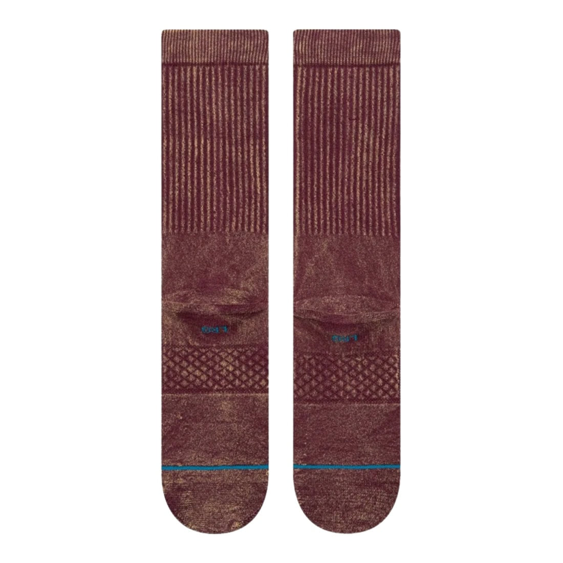 Stance Icon Dyed Crew Socks - Fig - Unisex Crew Length Socks by Stance