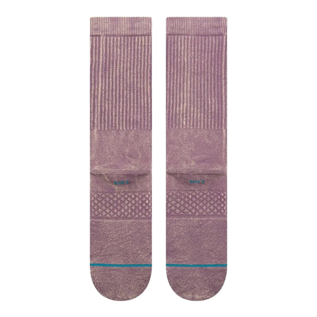 Stance Icon Dyed Crew Socks - Plum - Unisex Crew Length Socks by Stance