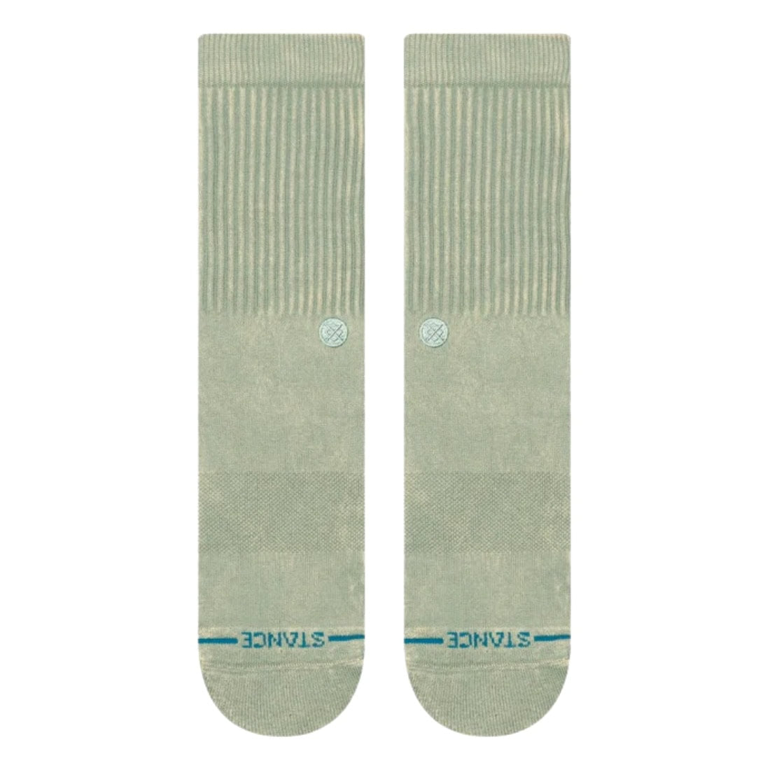 Stance Icon Dyed Crew Socks - Sea Green - Unisex Crew Length Socks by Stance