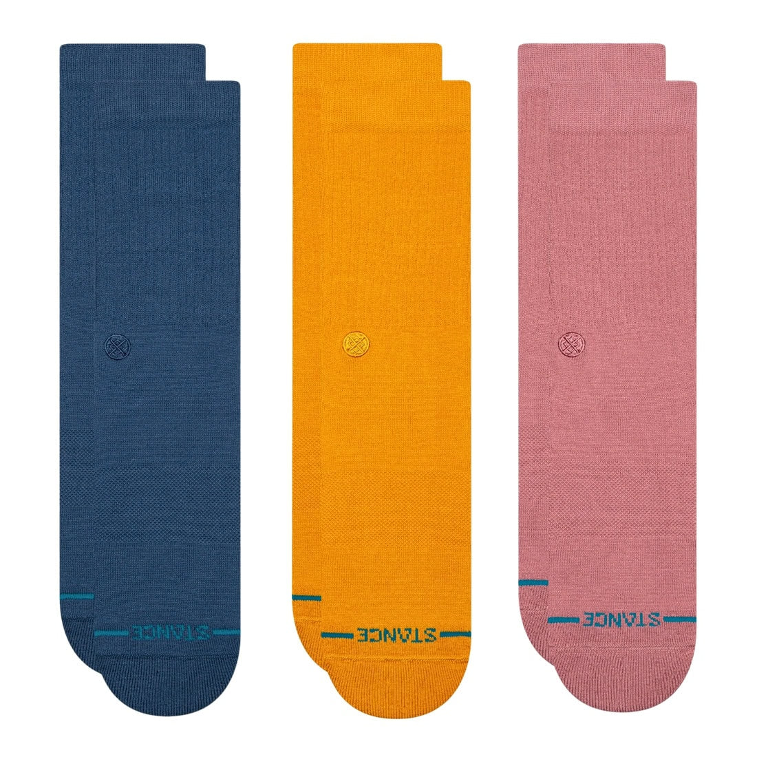 Stance Icon Patches Box Set Socks - Dark Royal - Unisex Crew Length Socks by Stance