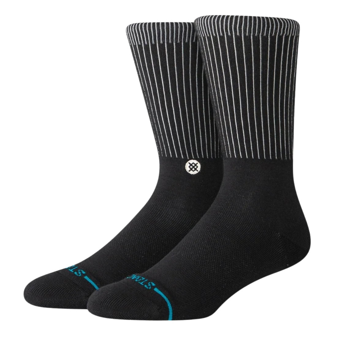 Stance Icon Pop Crew Socks - Black - Unisex Crew Length Socks by Stance