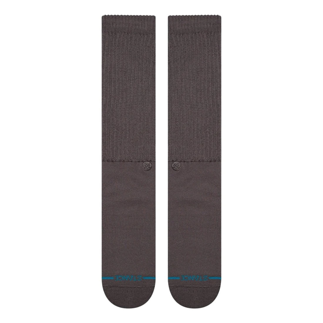 Stance Icon Slouch Crew Socks - Charcoal - Unisex Crew Length Socks by Stance