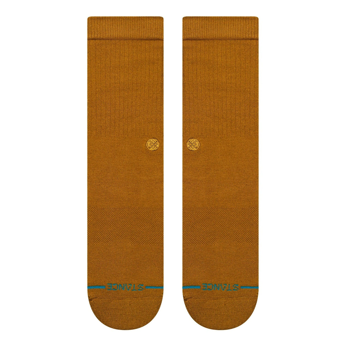 Stance Icon Socks - Gold Canvas - Mens Crew Length Socks by Stance