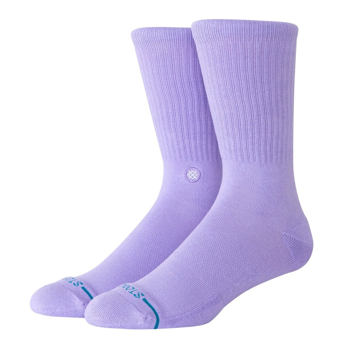 Stance Icon Socks - Neon Purple - Mens Crew Length Socks by Stance M (UK5-7.5)