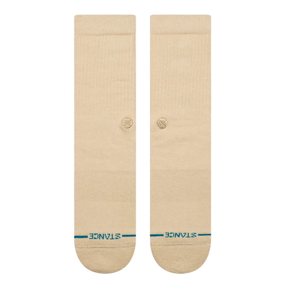 Stance Icon Socks - Sand - Unisex Crew Length Socks by Stance L (UK8-12.5)