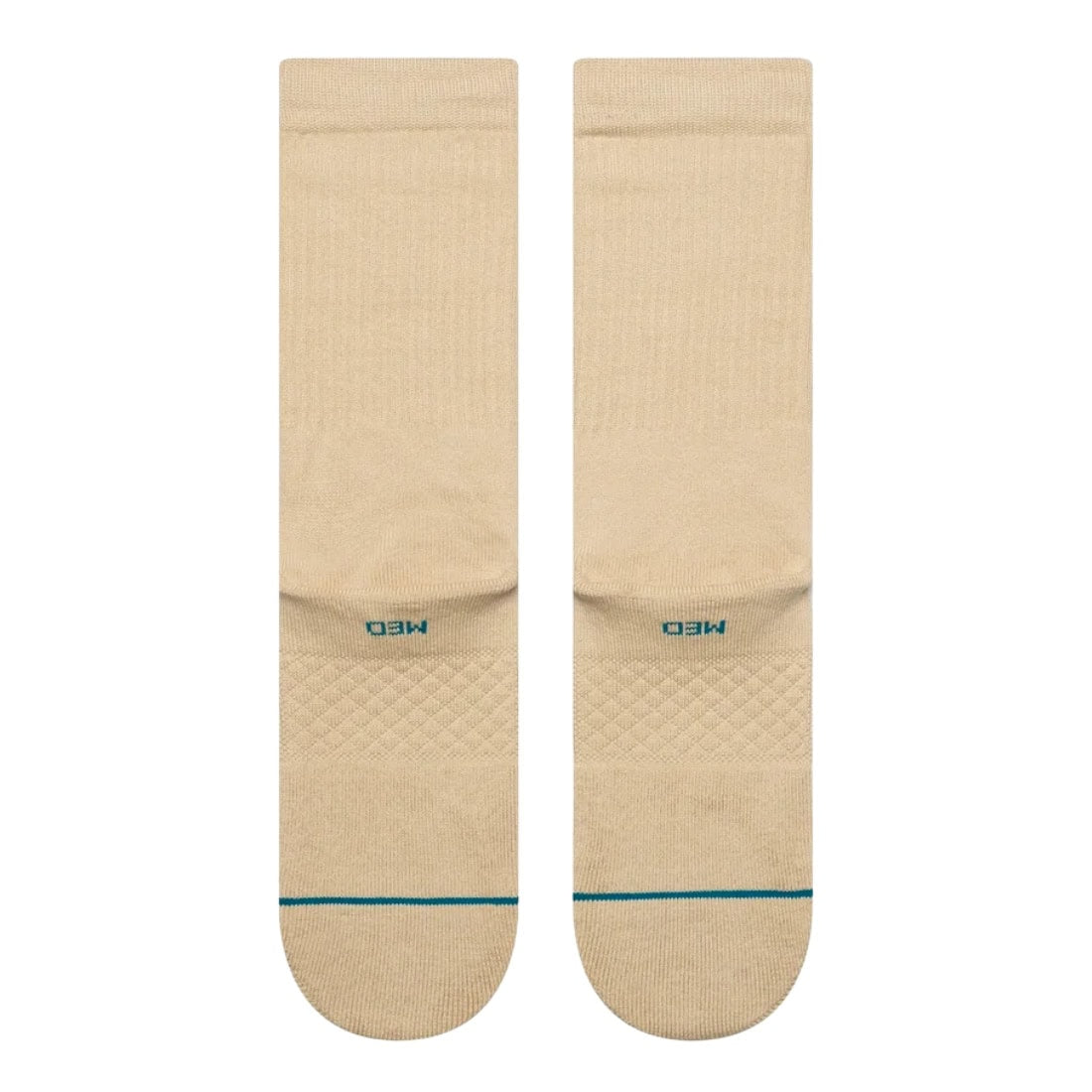 Stance Icon Socks - Sand - Unisex Crew Length Socks by Stance L (UK8-12.5)