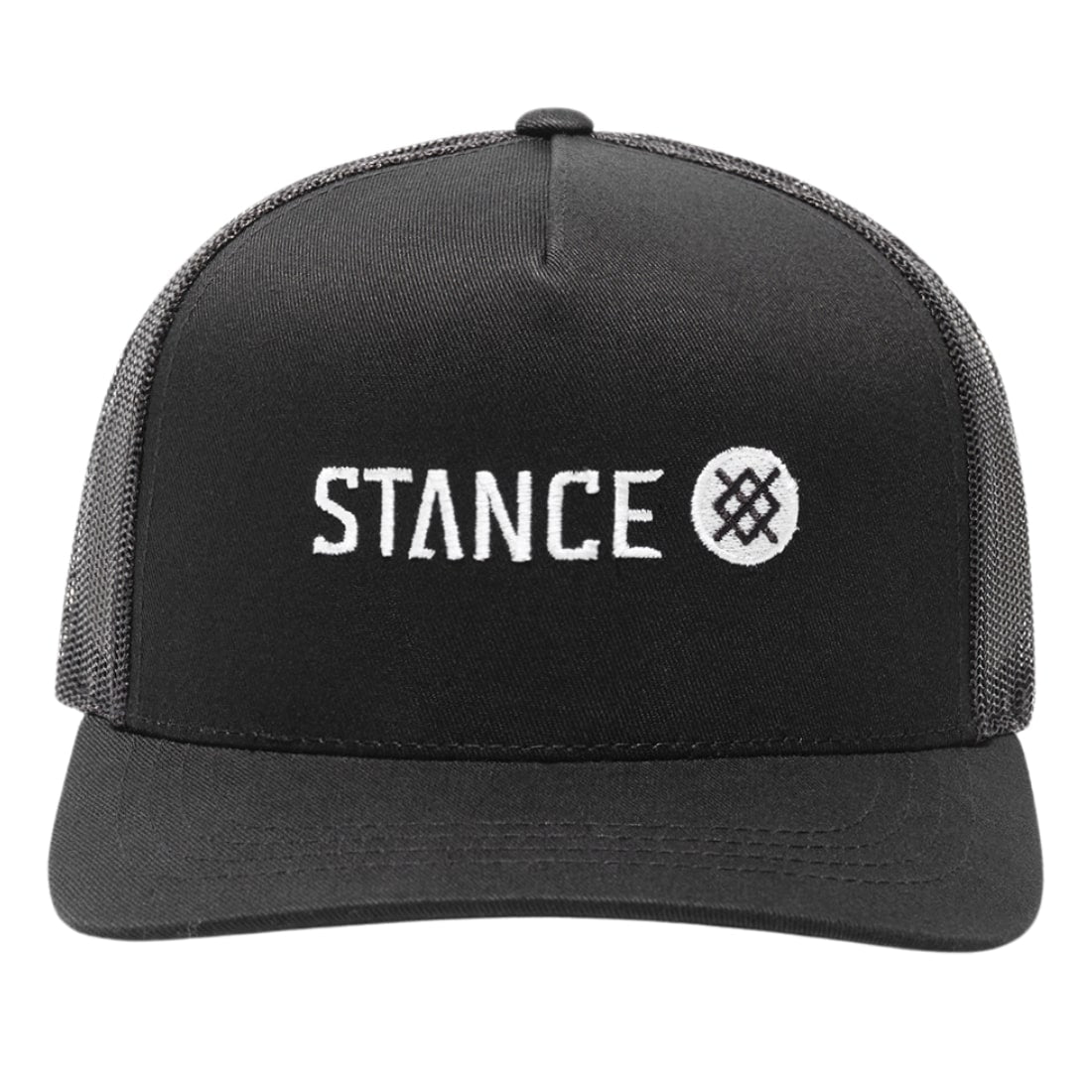 Stance Icon Trucker Cap - Black - 5 Panel Cap by Stance One Size