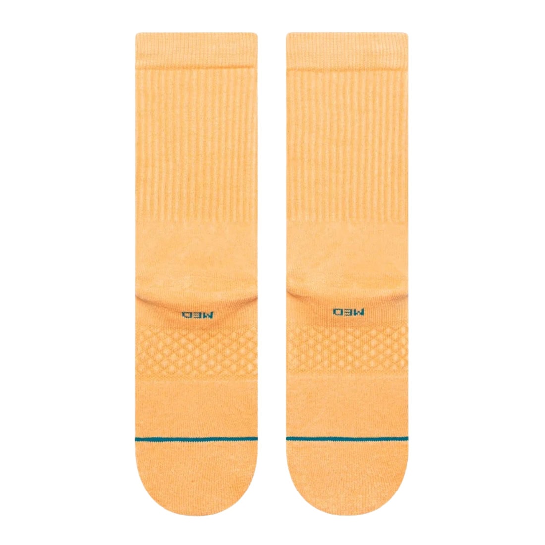 Stance Icon Washed Socks - Peach - Unisex Crew Length Socks by Stance