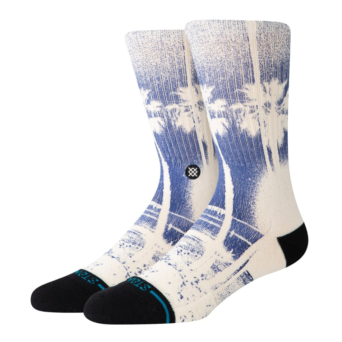 Stance In Paradise Crew Socks - Indigo - Unisex Crew Length Socks by Stance