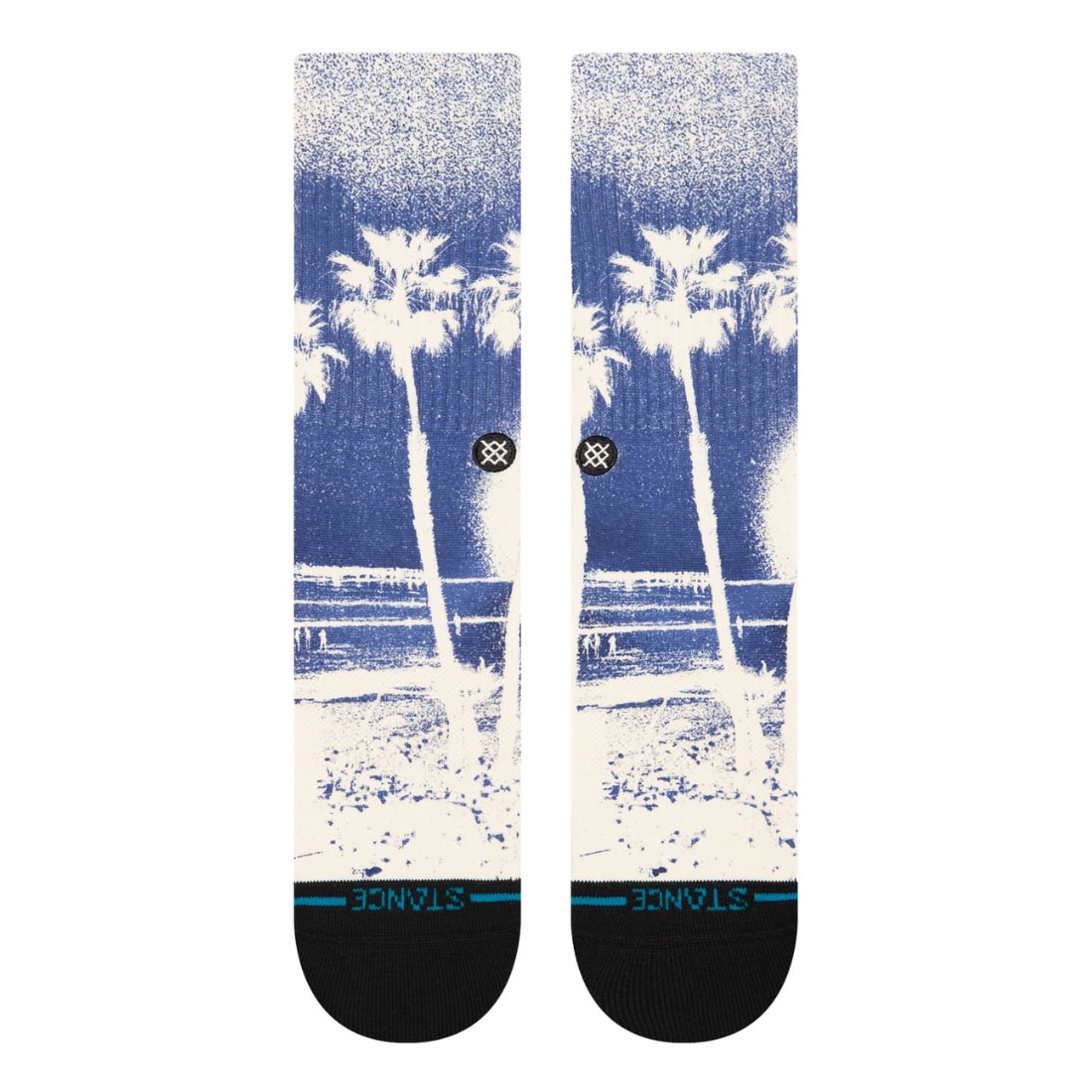 Stance In Paradise Crew Socks - Indigo - Unisex Crew Length Socks by Stance