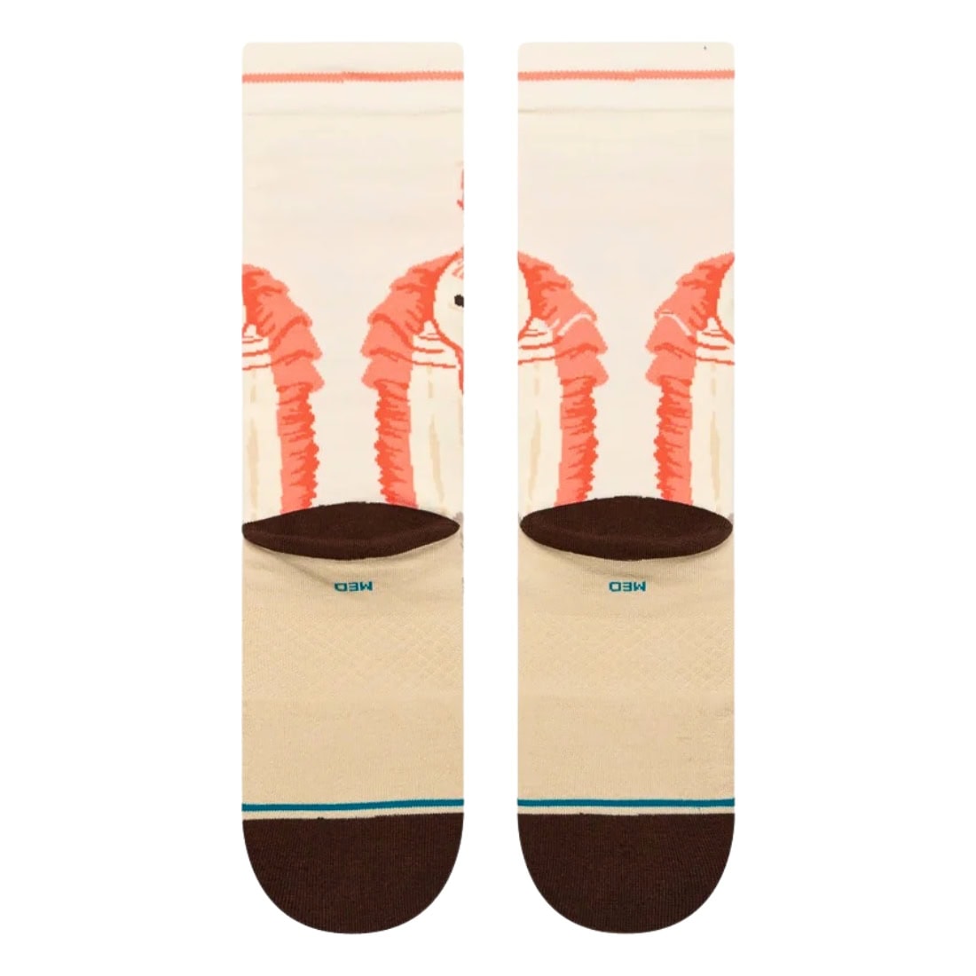 Stance Jar Jar Socks - Vintage White - Unisex Crew Length Socks by Stance