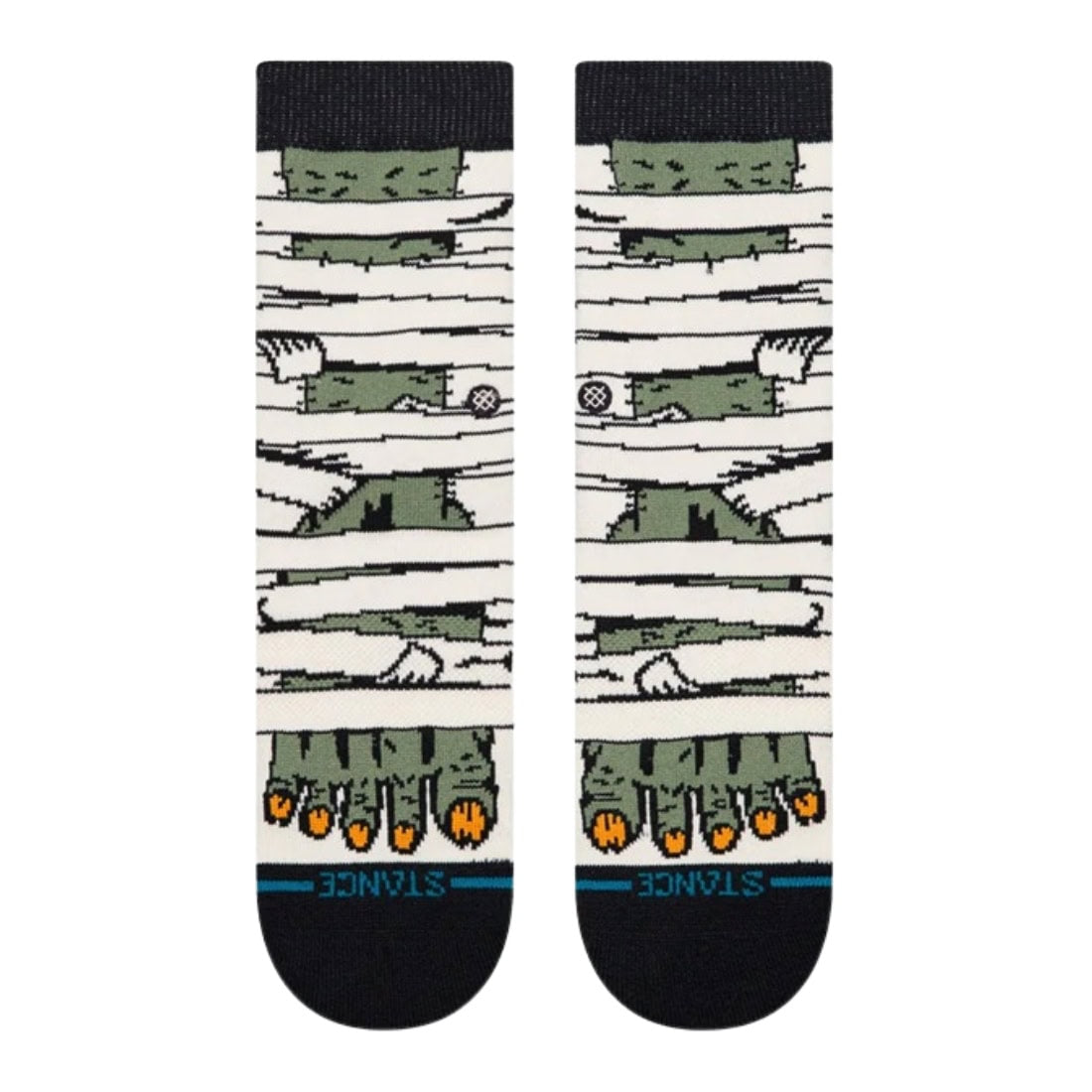 Stance Kids Mummy Madness Crew Socks - Canvas - Kids Crew Length Socks by Stance