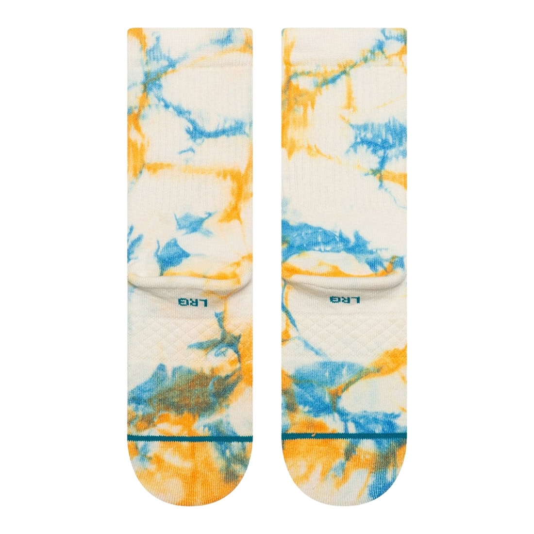 Stance Kids Spotty Dye Crew Socks - Mango - Kids Crew Length Socks by Stance