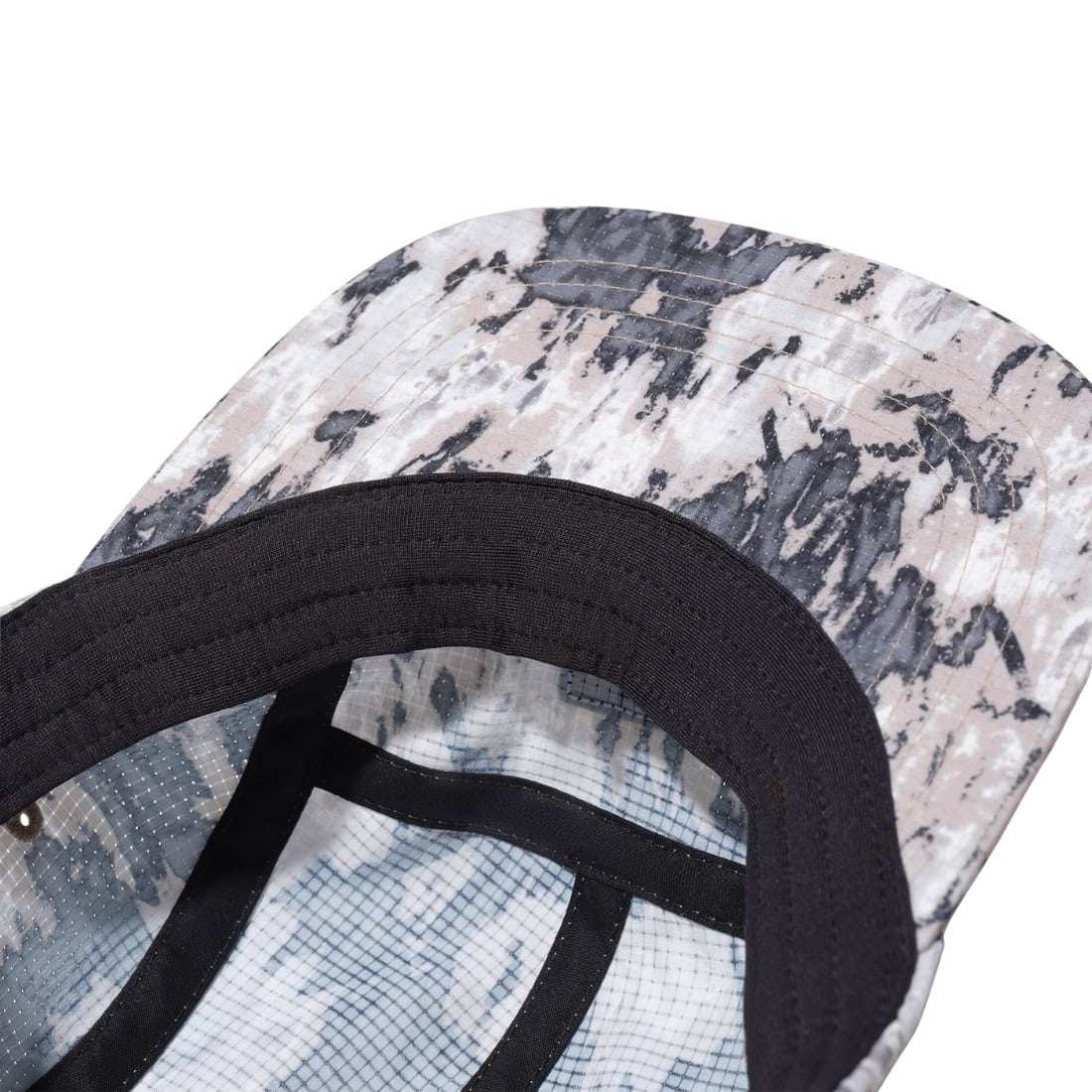 Stance Kinetic Adjustable Ripstop Cap - Grey/Camo - 5 Panel Cap by Stance One Size