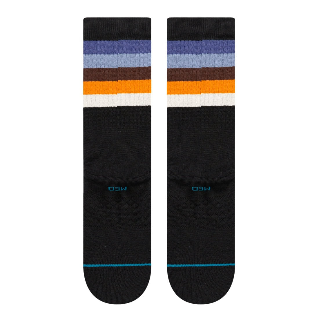 Stance Maliboo Crew Socks - Indigo - Unisex Crew Length Socks by Stance