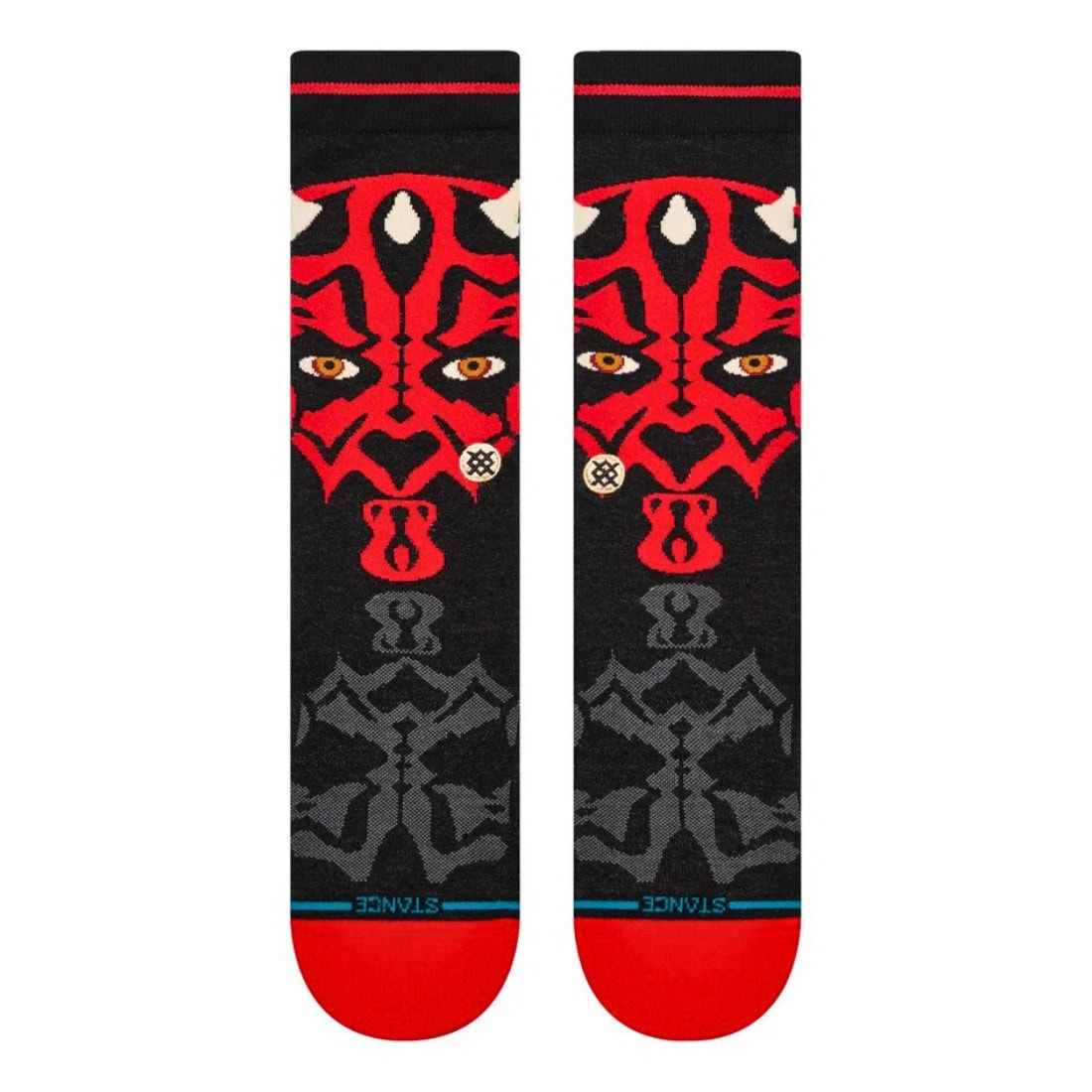 Stance Maul Socks - Black - Unisex Crew Length Socks by Stance