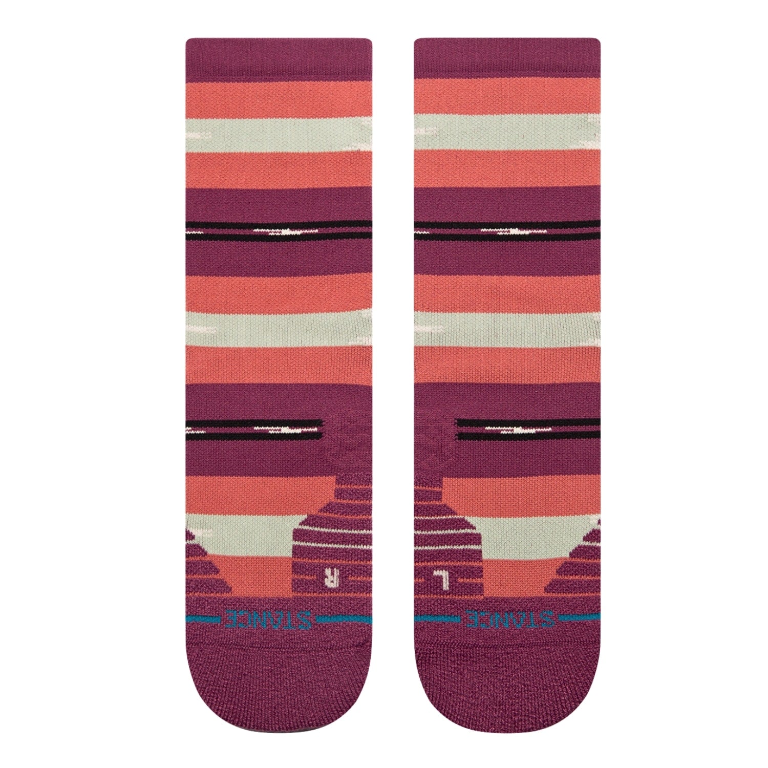 Stance Maven Crew Sock - Purple - Unisex Crew Length Socks by Stance