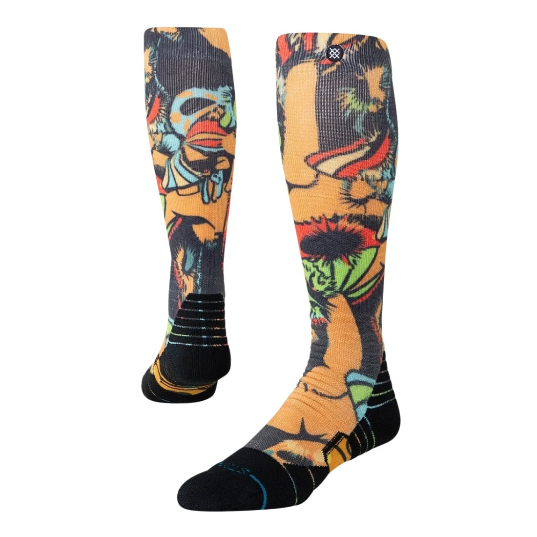 Stance Mushies Snow Socks - Black - Unisex Snowboard/Ski Socks by Stance
