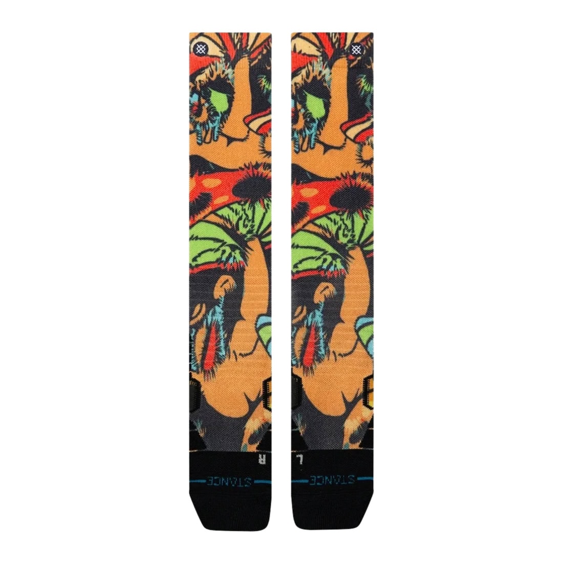 Stance Mushies Snow Socks - Black - Unisex Snowboard/Ski Socks by Stance