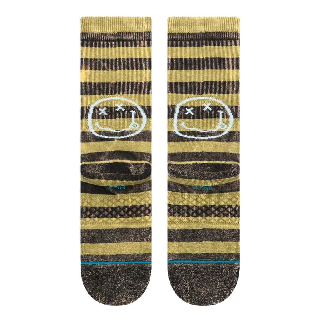 Stance Nirvana Socks - Green - Unisex Crew Length Socks by Stance