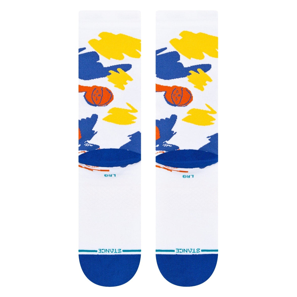 Stance Paint Curry Socks - White