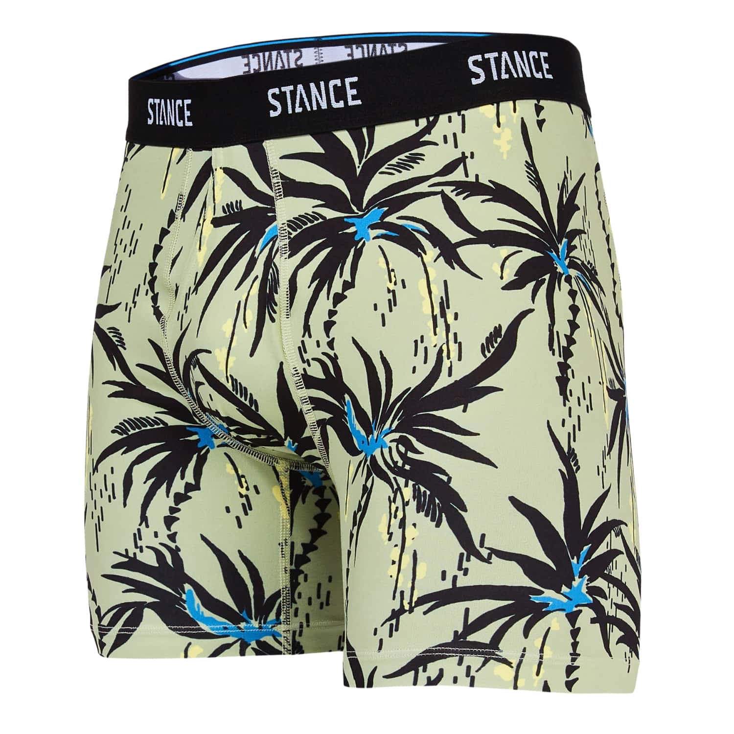 Stance Palmdice Poly Blend Boxer Brief - Green - Mens Boxer Briefs Underwear by Stance