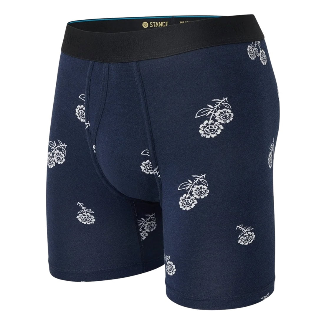 Stance Petit Bloom Boxer Brief - Navy - Mens Boxer Briefs Underwear by Stance
