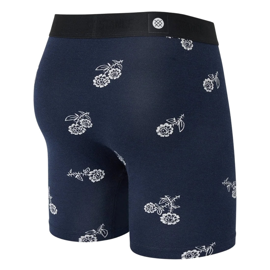 Stance Petit Bloom Boxer Brief - Navy - Mens Boxer Briefs Underwear by Stance