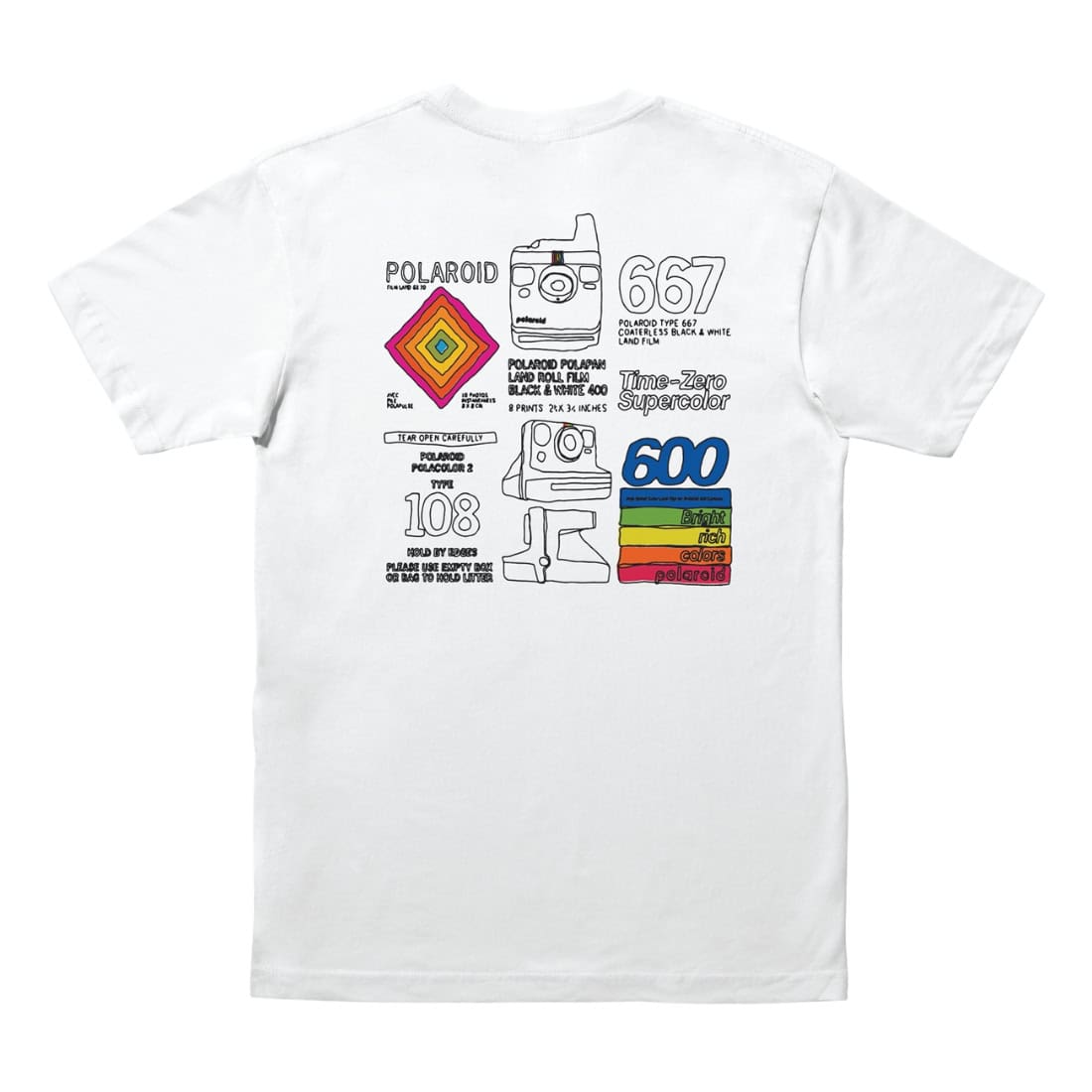 Stance Polaroid Cartridge T-Shirt - White - Mens Graphic T-Shirt by Stance