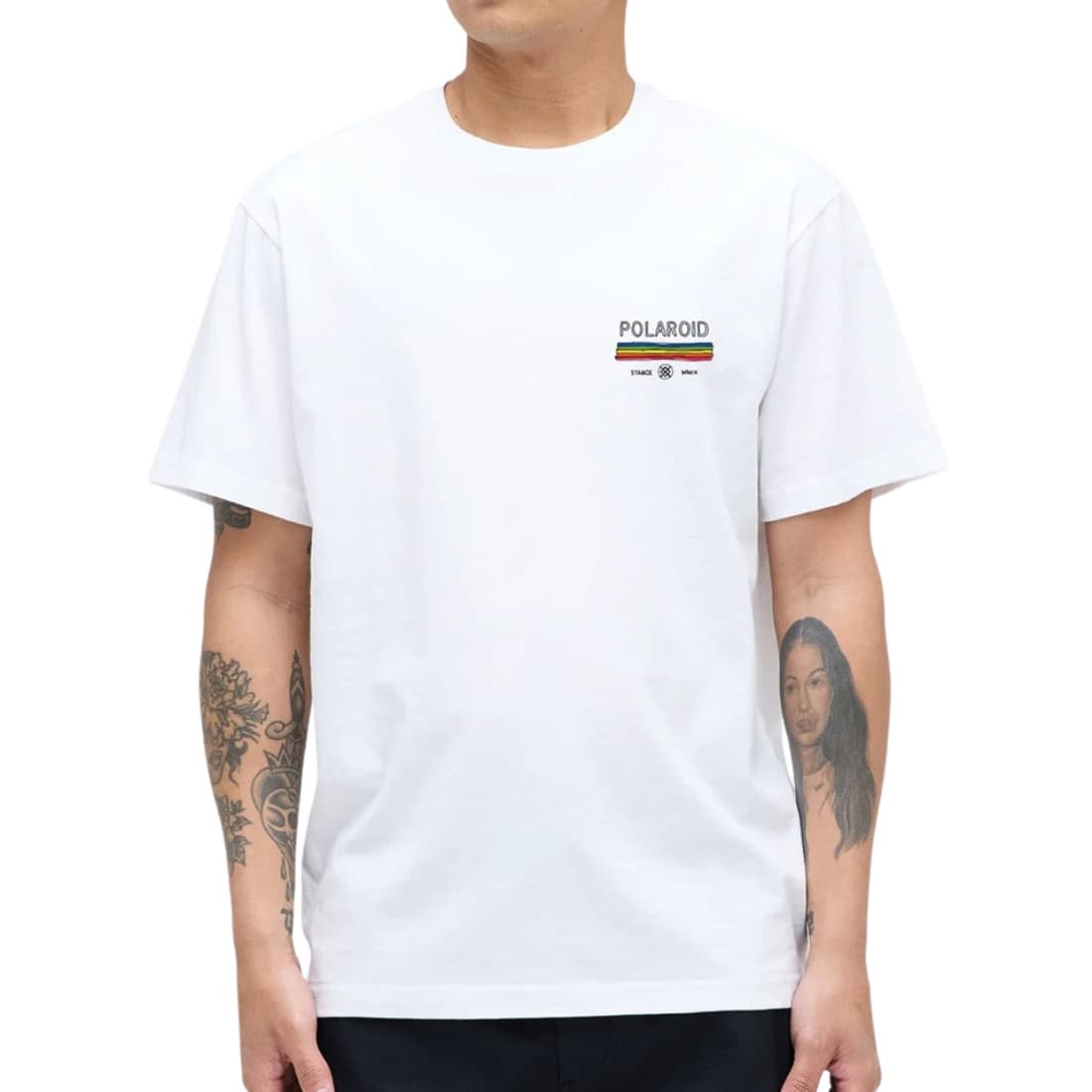 Stance Polaroid Cartridge T-Shirt - White - Mens Graphic T-Shirt by Stance