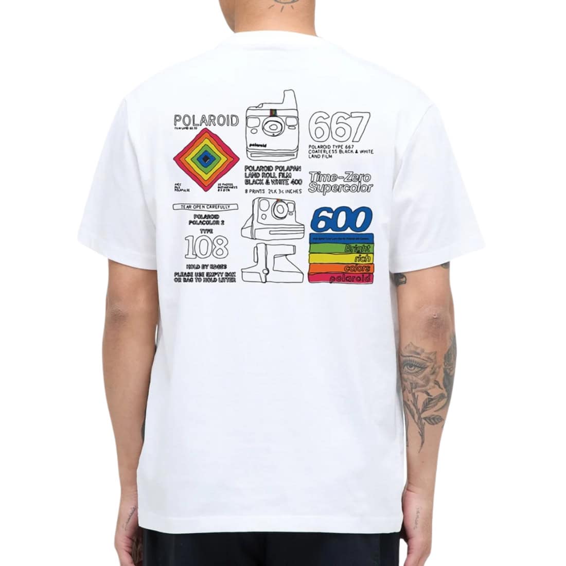 Stance Polaroid Cartridge T-Shirt - White - Mens Graphic T-Shirt by Stance