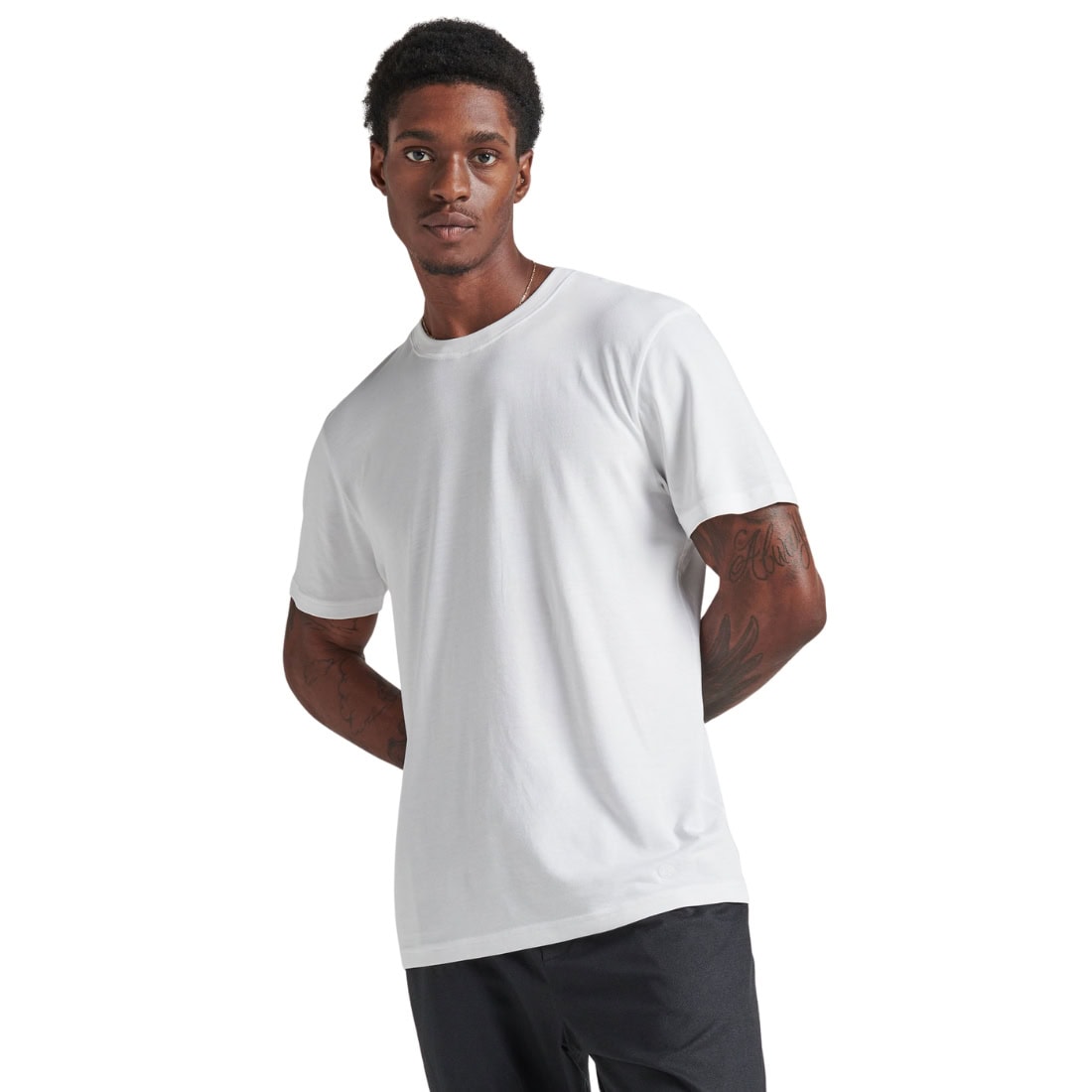 Stance Premier Tee T-Shirt - White - Mens Plain T-Shirt by Stance