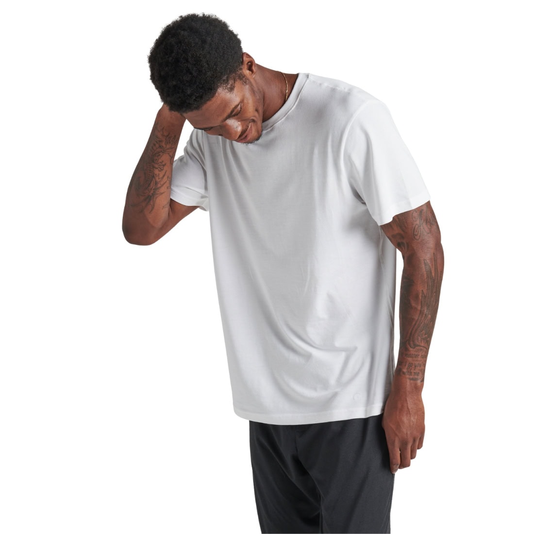 Stance Premier Tee T-Shirt - White - Mens Plain T-Shirt by Stance