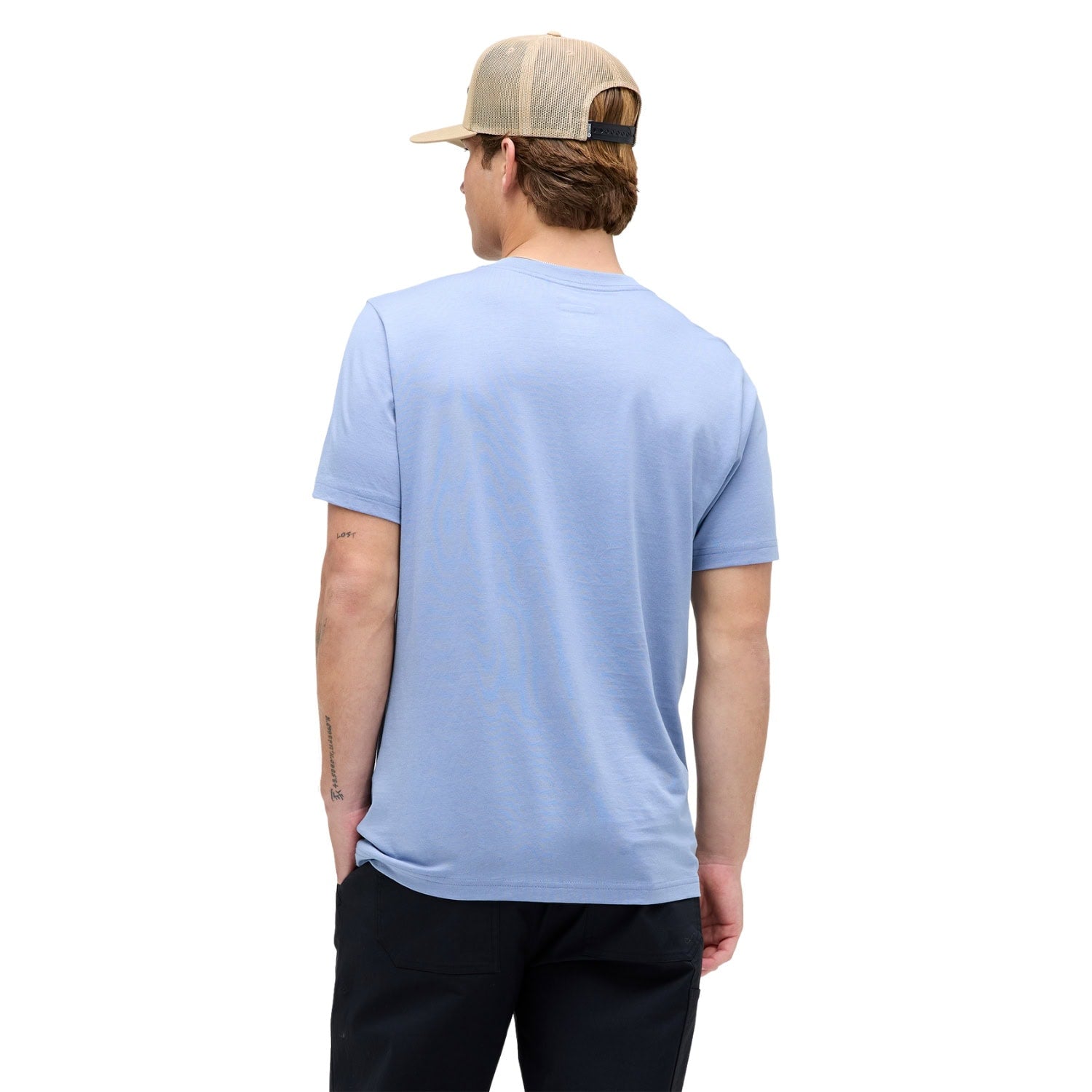 Stance Premiere T-Shirt - Stone Blue - Mens Plain T-Shirt by Stance