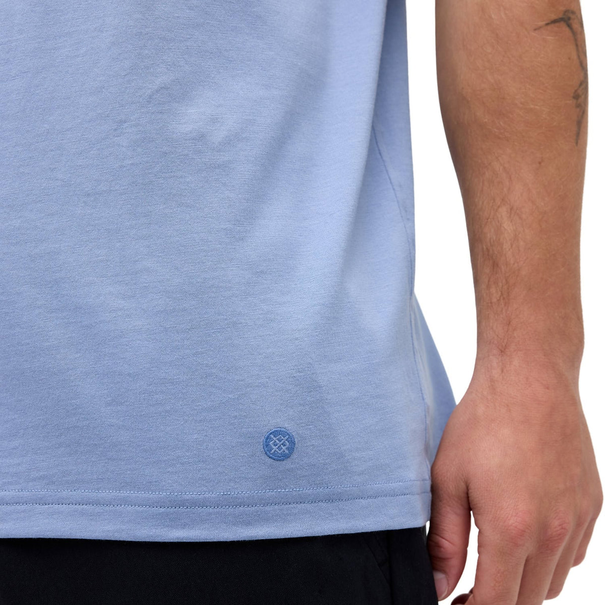 Stance Premiere T-Shirt - Stone Blue - Mens Plain T-Shirt by Stance