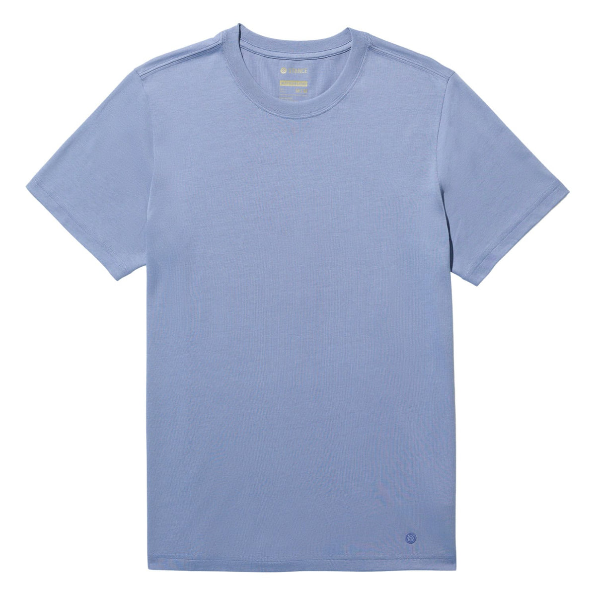 Stance Premiere T-Shirt - Stone Blue - Mens Plain T-Shirt by Stance