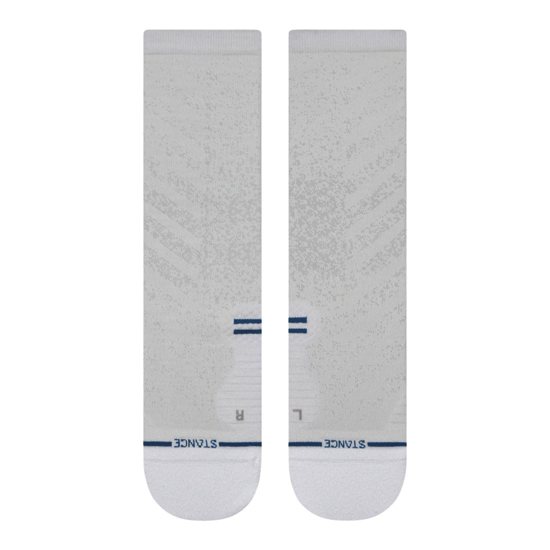 Stance Run Light Crew Socks - White - Unisex Running/Training Socks by Stance