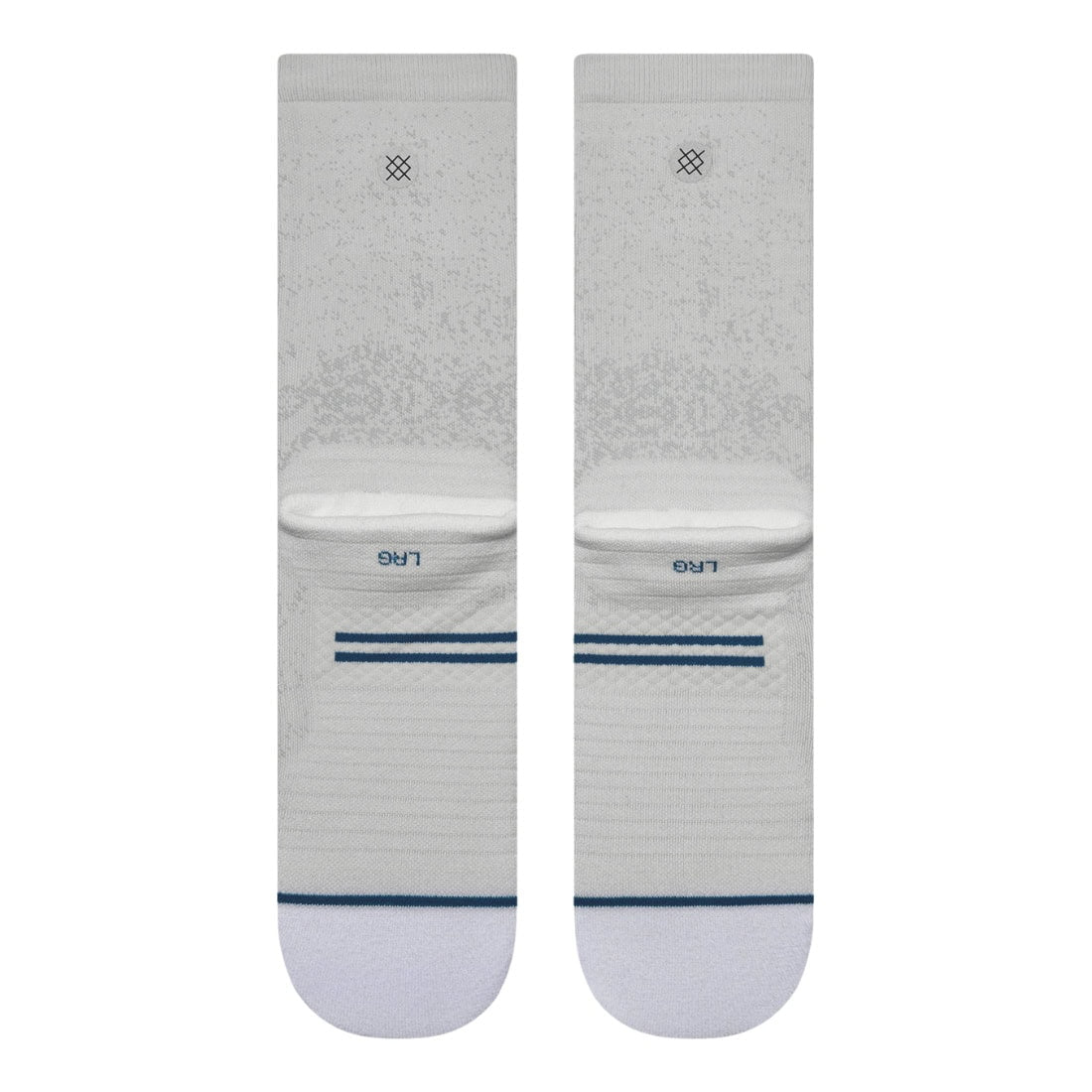 Stance Run Light Crew Socks - White - Unisex Running/Training Socks by Stance