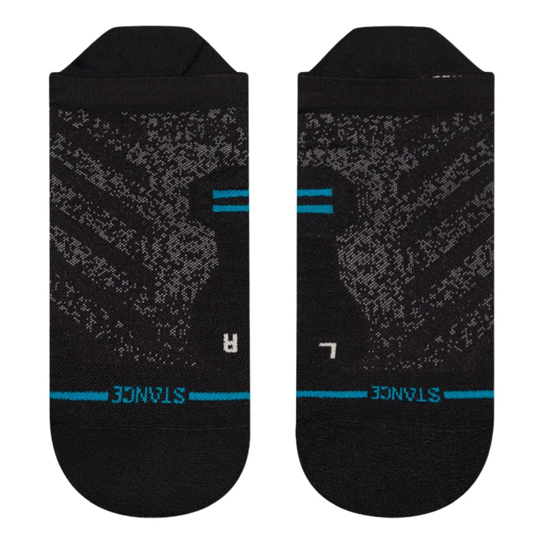 Stance Run Light Tab Socks - Black SP25 - Unisex Running/Training Socks by Stance