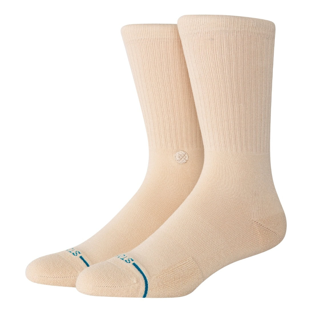 Stance Shelter Butter Blend Socks - Tan - Unisex Crew Length Socks by Stance