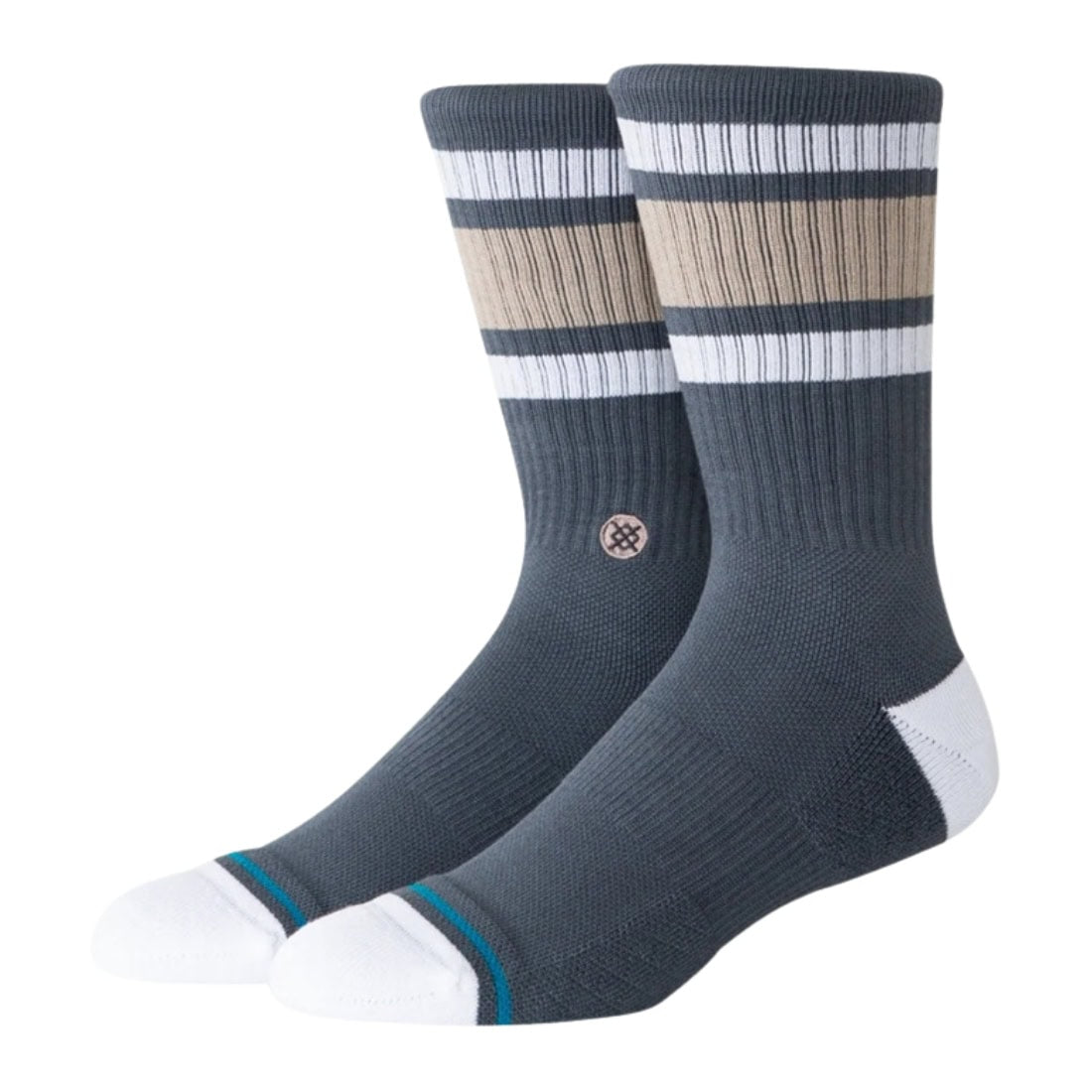 Stance Signature Boyd Crew Socks - Turbulence - Unisex Crew Length Socks by Stance