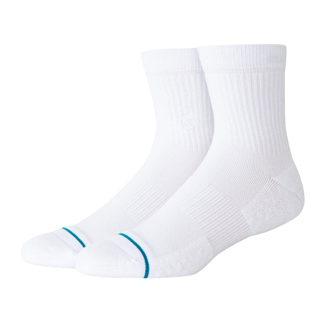 Stance Signature Quarter Socks - White - Unisex Crew Length Socks by Stance
