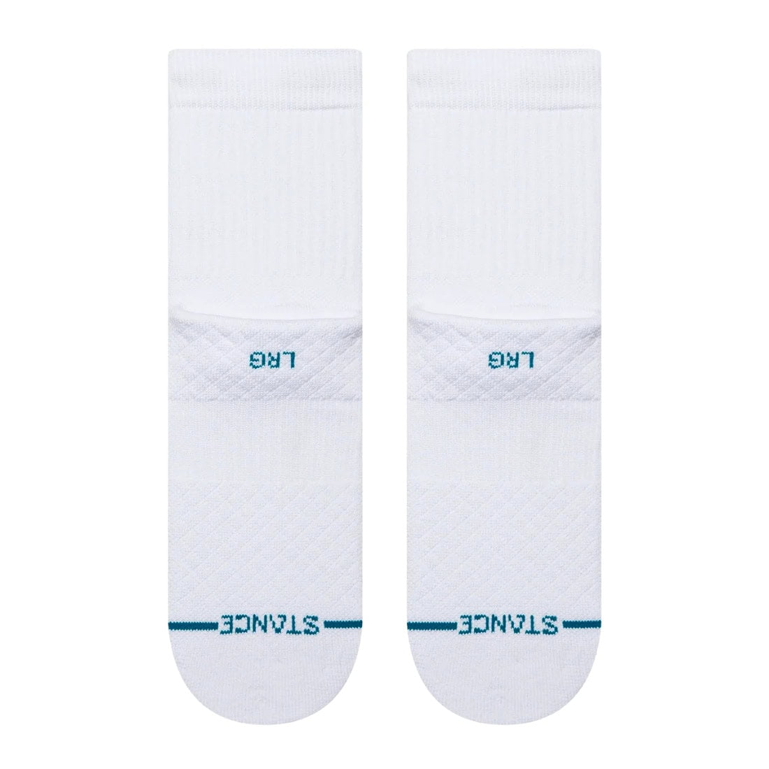 Stance Signature Quarter Socks - White - Unisex Crew Length Socks by Stance