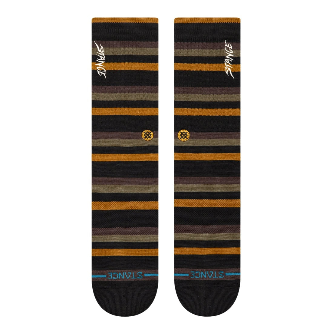 Stance Slipping Socks - Black - Unisex Crew Length Socks by Stance