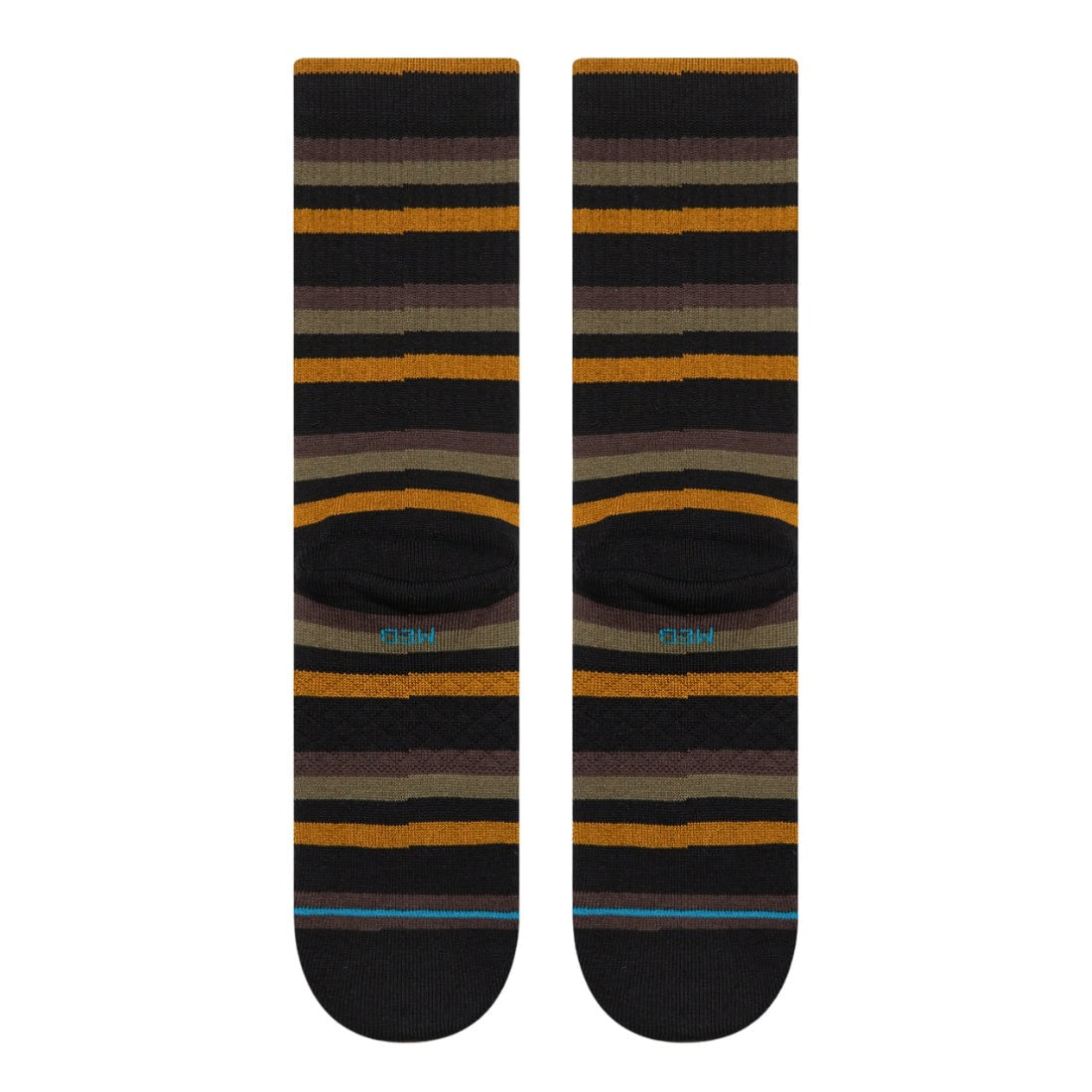 Stance Slipping Socks - Black - Unisex Crew Length Socks by Stance