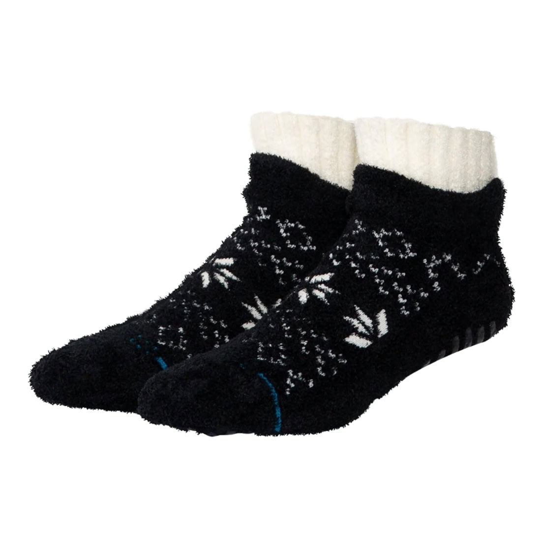 Stance Snowflake Cozy Slipper Sock - Black - Unisex Low/Ankle Socks by Stance