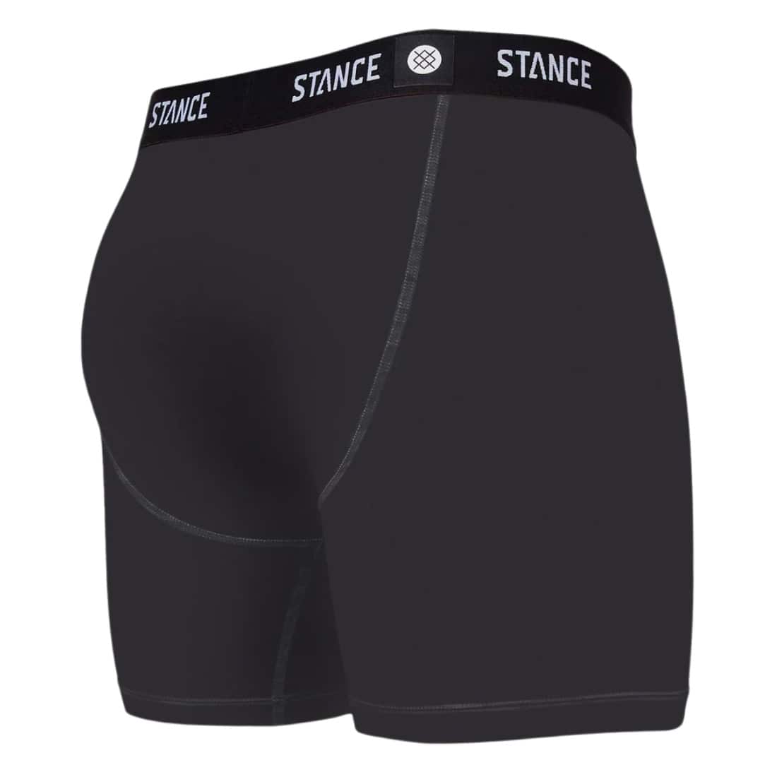 Stance Solid Boxer Briefs - Black - Mens Boxer Briefs Underwear by Stance