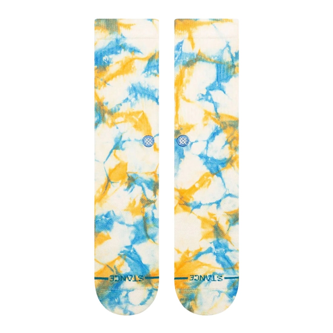 Stance Spotty Dye Crew Socks - Mango - Unisex Crew Length Socks by Stance