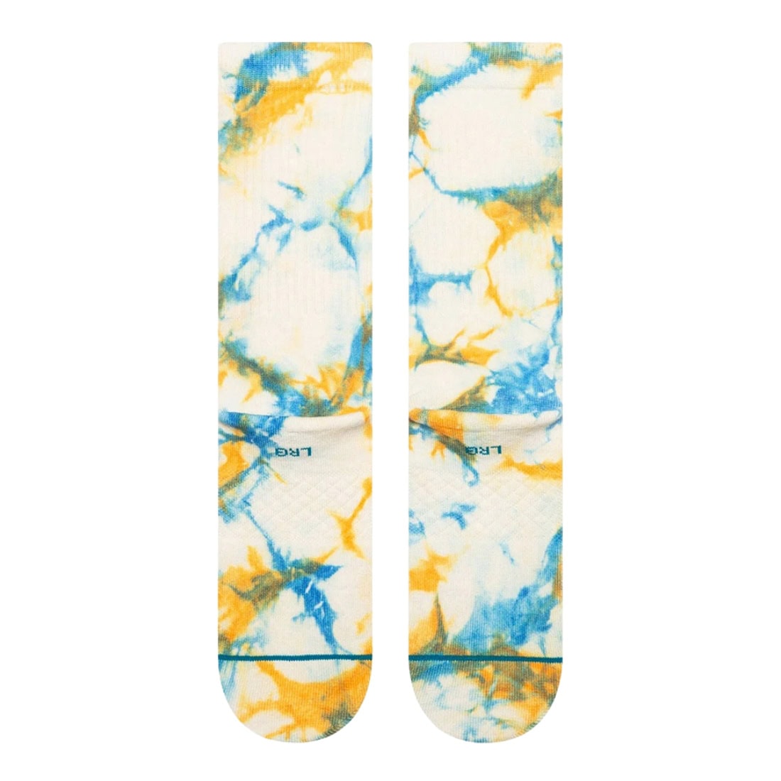 Stance Spotty Dye Crew Socks - Mango - Unisex Crew Length Socks by Stance