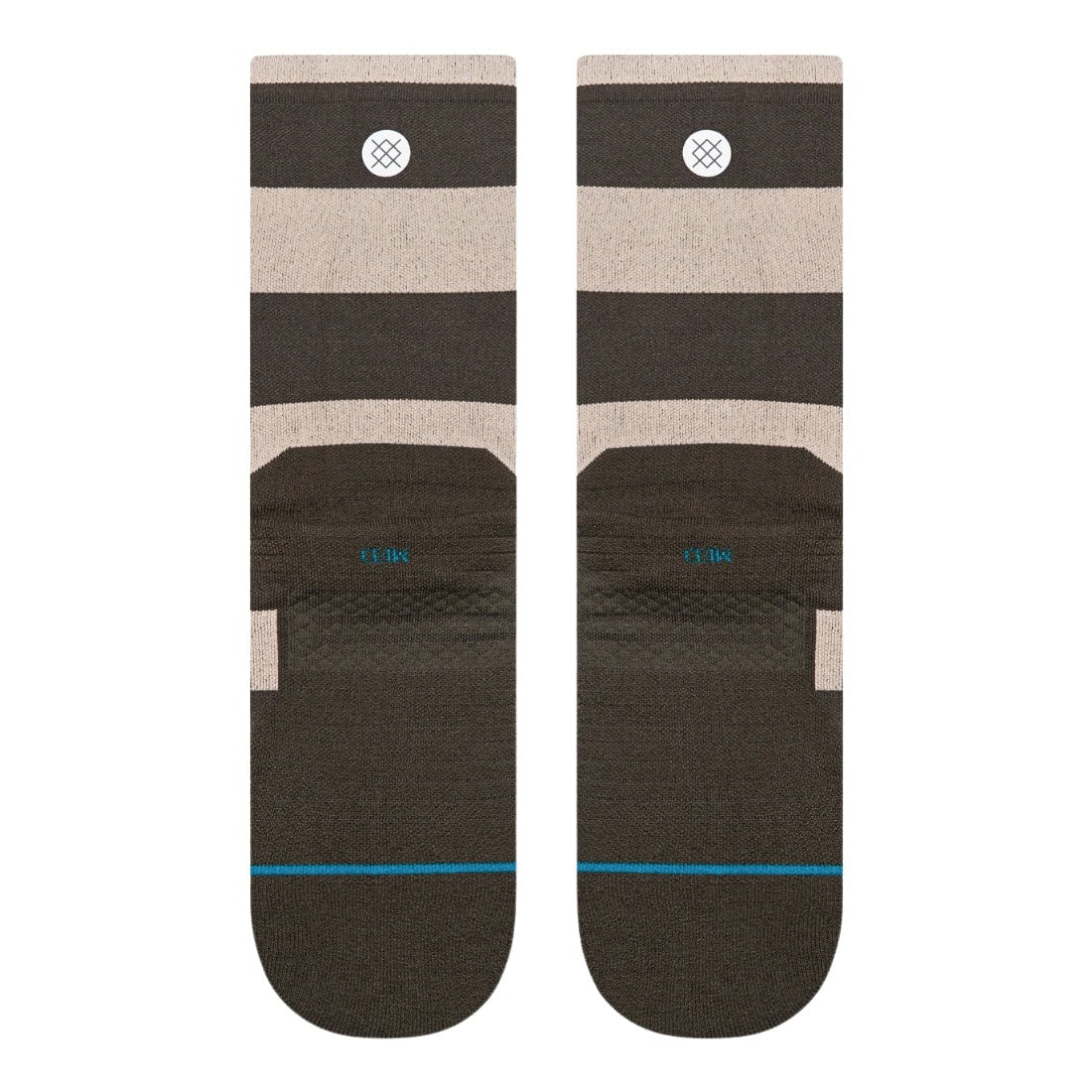 Stance Stack It Up Light Crew Socks - Washed Black - Unisex Running/Training Socks by Stance L (UK8-12.5)